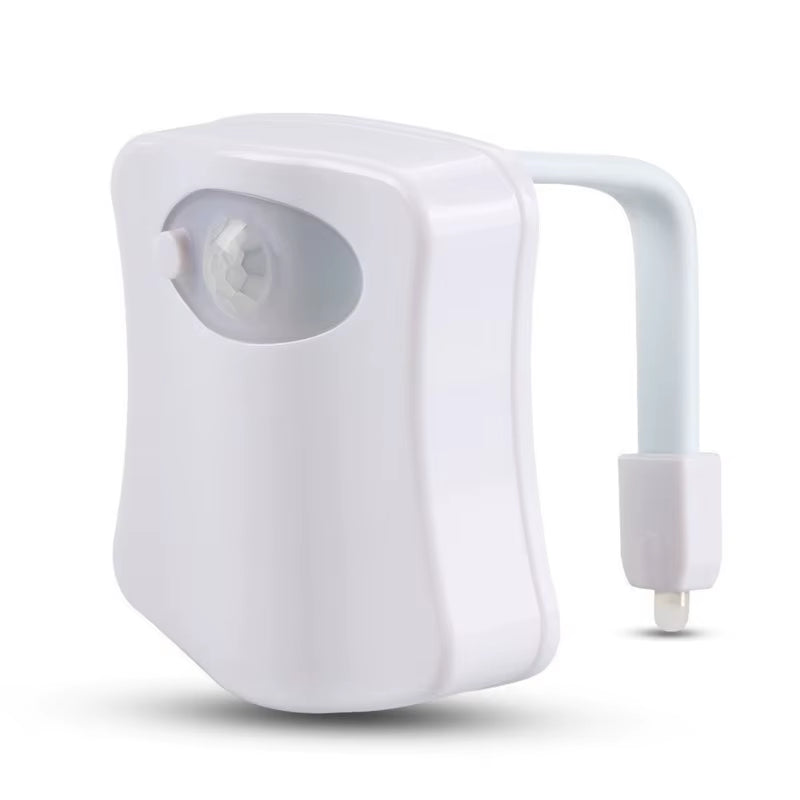 16-Color Motion-Sensing Toilet Seat Night Light with Motion Sensor